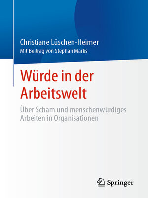 cover image of Würde in der Arbeitswelt